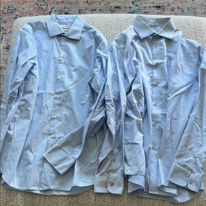 Calvin Klein Sky Blue Dress Shirts for Men